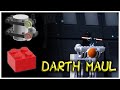 LEGO Star Wars The Complete Saga DARTH MAUL Minikits Red Power Brick