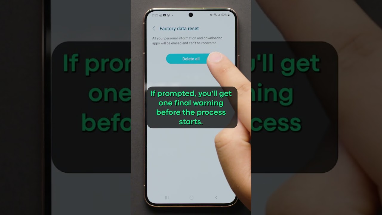 How to factory reset Android devices