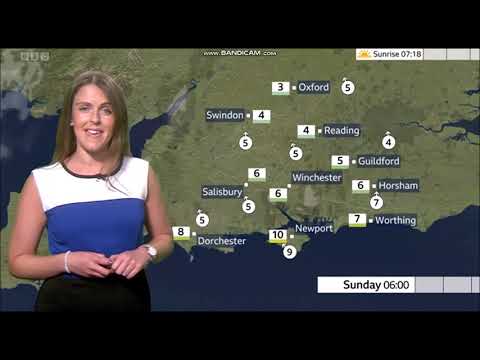 (HD) Alex Osbourne BBC ONE South Today weather October 8th 2022 - 60 fps