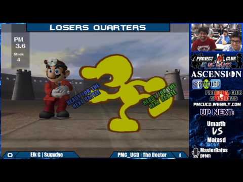 "Ascension 6/18/16" - Sugydye (G&W) v. The Doctor (Mario) - Losers Quarters