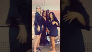 Tiktok babes bus it challenge in lingerie