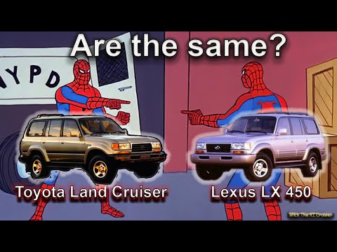 The Lexus LX 450 is a Toyota Land Cruiser?
