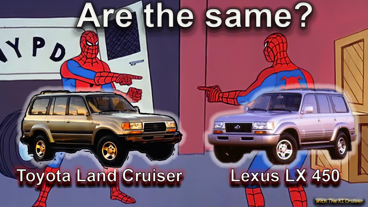 🤝The Lexus LX 450 is a Toyota Land Cruiser?