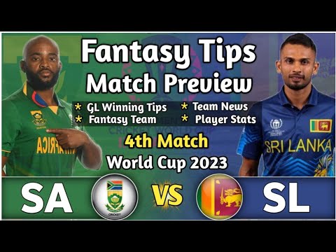 SA vs SL Dream11 Prediction, South Africa vs Sri Lanka 4th Match Dream11 Team, SL vs SA Dream11 Tips
