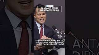 Presiden Prabowo Tak Ragu Tegur Moderator Forum Internasional yang Digelar di Turki, Ini Alasannya