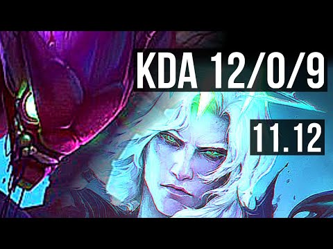KHA'ZIX vs VIEGO (JUNGLE) | 12/0/9, 2.7M mastery, 1600+ games, Legendary | KR Grandmaster | v11.12