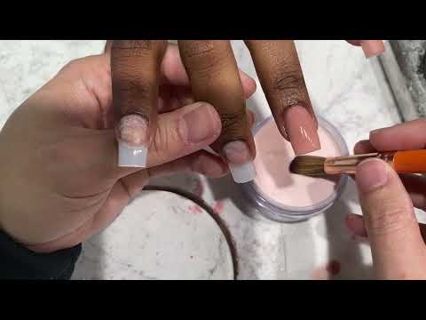 Acrylic For Beginners | short Nails Tutorial |