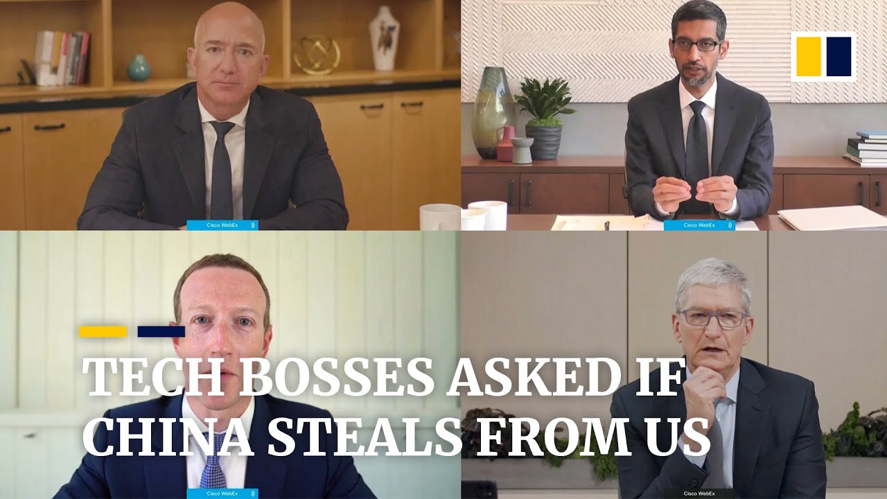 Facebook, Amazon, Google and Apple respond to Congress about whether China steals US technology