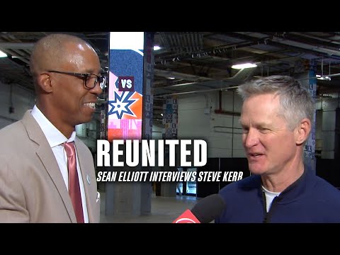 Reunited! Sean Elliott interviews Steve Kerr, Golden State Warriors Head Coach