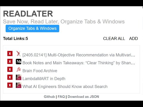Item video thumbnail