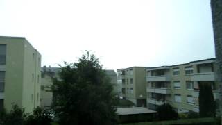 preview picture of video 'Summer Thunderstorm in Zurich (30.06.2012)'