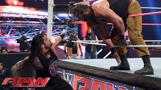 Roman Reigns vs. Braun Strowman: Raw, October 12, 2015