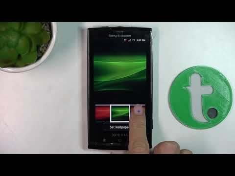 How to Set New Home Screen Wallpapers on SONY ERICSSON Xperia X10