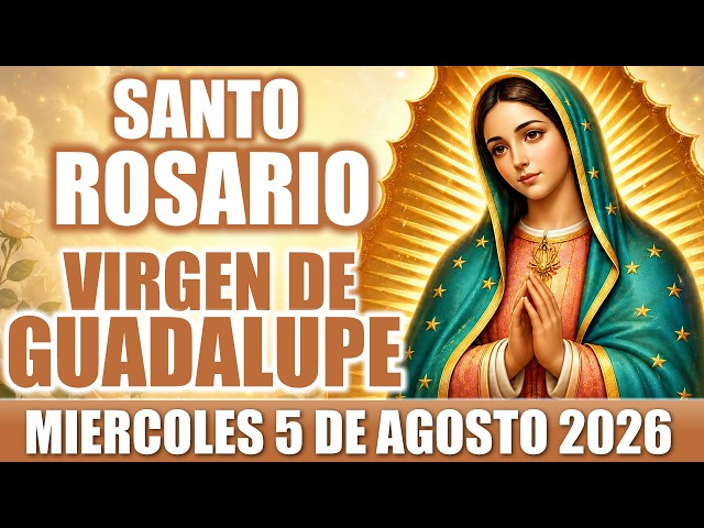 Vídeo relacionado con Santo Rosario. Con Letanías y textos para cada día de la semana y Misterios propios de la Virgen de Guadalupe