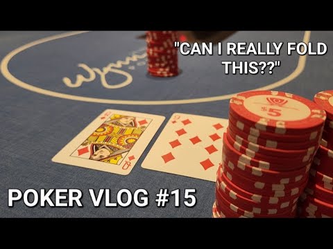 The Toughest Poker Hand I've Ever Played | Part 1 | Poker Vlog #15