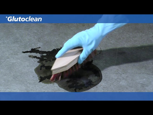 Video Teaser für Glutoclean Ölflecken Entferner – ideal für Werkstätten