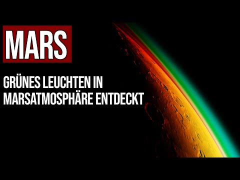 Mars - Green glow discovered in Mars' atmosphere