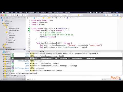 Introduction to Server Side Swift Introduction to Testing|packtpub com