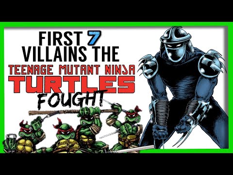 First 7 Villains The NINJA TURTLES Fought in The Comics - Mirage Comics
