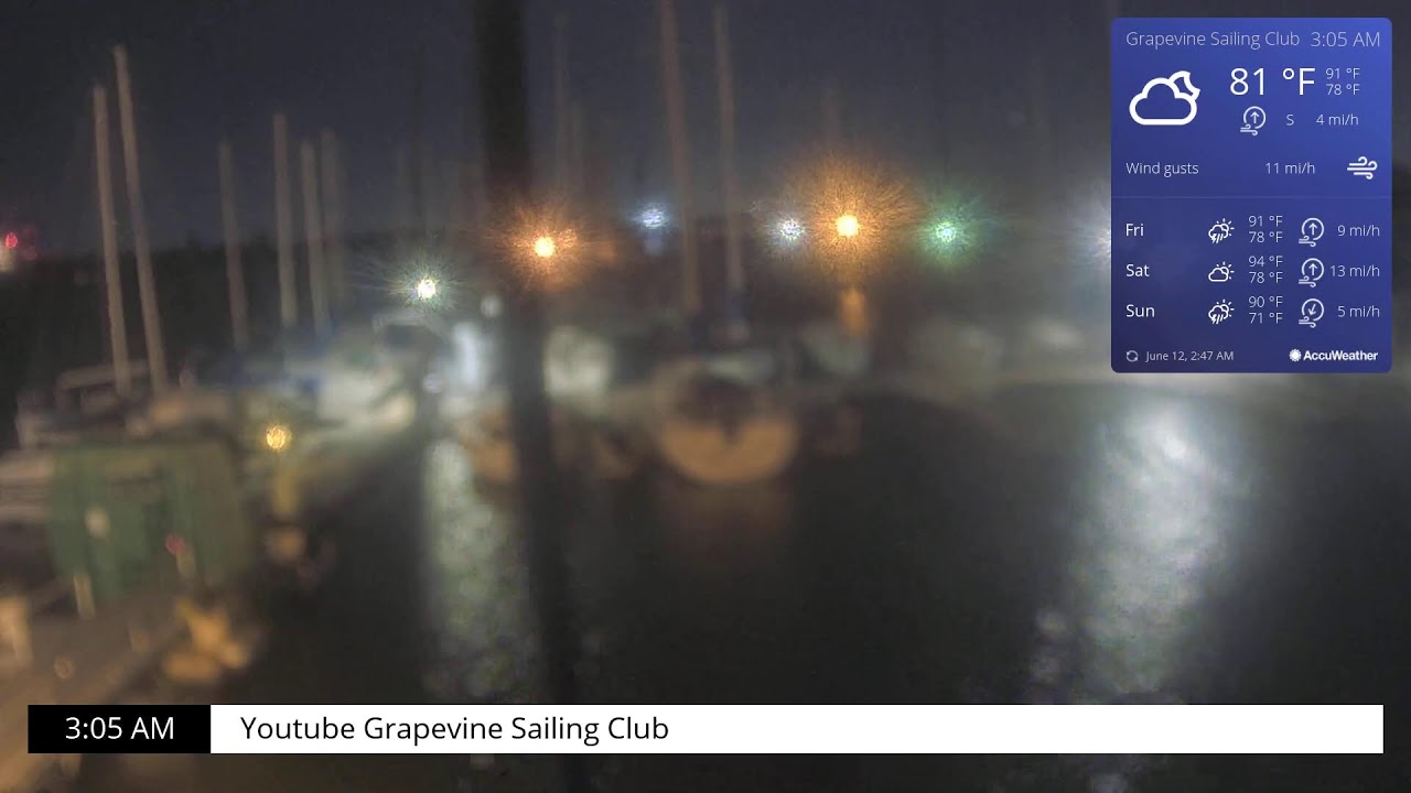 Live webcam view of Scott's Landing Marina on Lake Grapevine