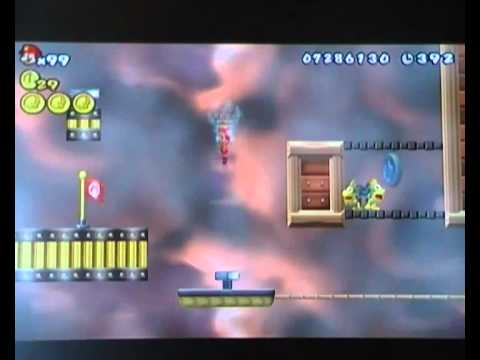 New Super Mario Bros. Wii - World 8-Airship
