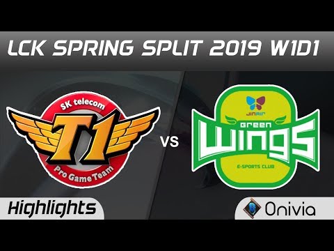 SKT vs JAG Highlights Game 2 LCK Spring 2019 W1D1 SK Telecom T1 vs Jin Air GreenWings by Onivia