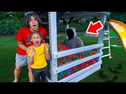 Somebody is WATCHING US at our PLAYGROUND!