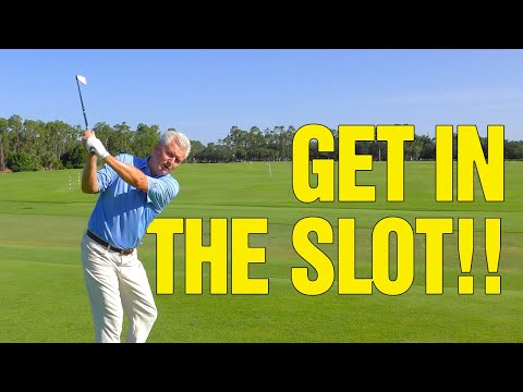 🔥Golf Swing Drills - Drop Your Arms and [GET IN THE SLOT!!]