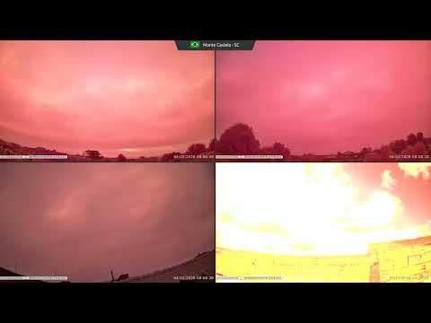 Timelapse do céu - Uma semana em alguns instantes em Santa Catarina - Monte Castelo - 09/02/2026