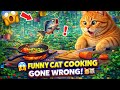 Funny Cat Cooking Gone Wrong Cat Vs Fish