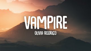 Olivia Rodrigo - vampire (Lyrics)