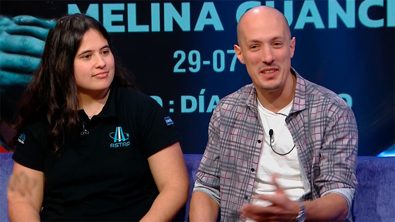 Un pedacito de Argentina en el espacio: el trabajo de Melina Guanci y Fernando Filippetti