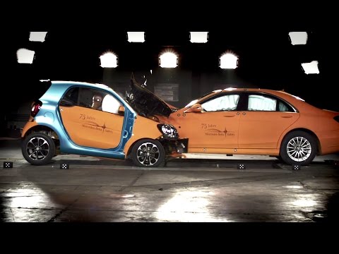 Who Fares Best smart fortwo vs S Class crash test