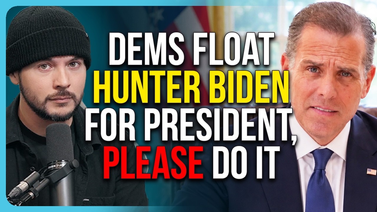 Dems Float HUNTER BIDEN FOR PRESIDENT, Please Do It