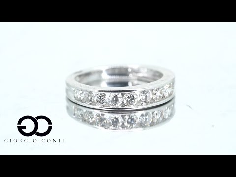 Diamond Channel Setting Wedding Band | Giorgio Conti