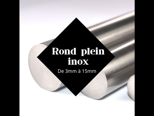 Barre Ronde En Acier Inoxydable 316L (1.4404) - Diamètre 8-40mm, Longueur 1.2 à 2 Mètres, Neuve