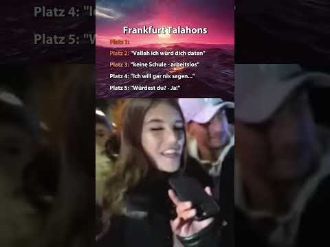 Frankfurt Talahons CORE 😂 Part 2 - Best of 5! #core #frankfurt #talahon #tinder #straßenumfrage