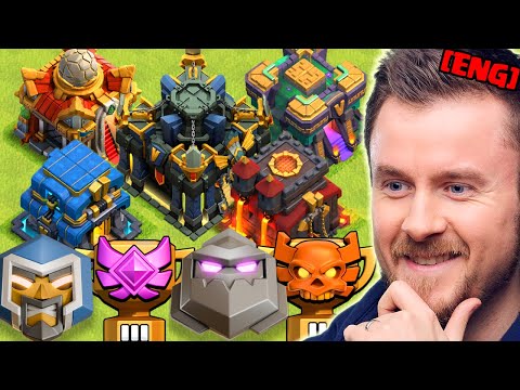 TOP CWL + Ranked Bases for Every Town Hall Level