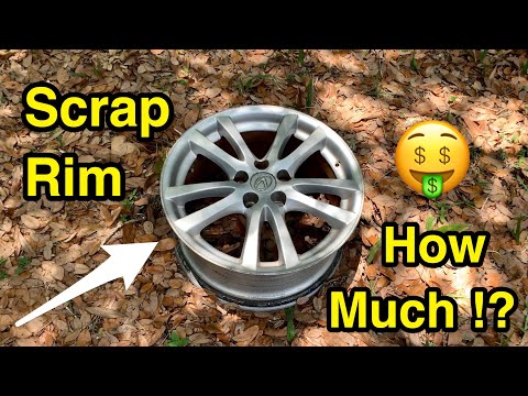 1st YouTube video about how much can you scrap aluminum rims for