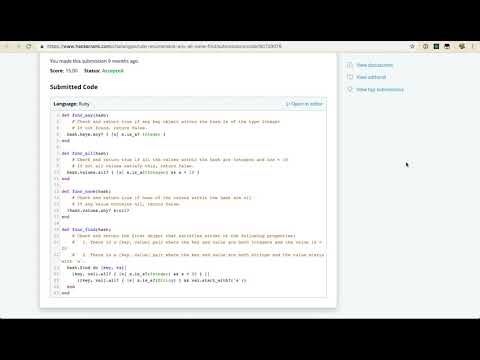 Ruby Hackerrank Solutions