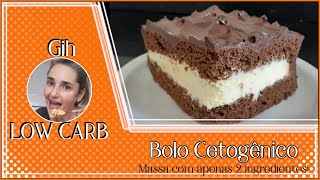 Bolo Cetogênico | Massa com apenas 2 ingredientes! | - #Gih Low Carb