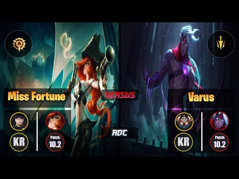 Lava MISS FORTUNE (ADC) [Press the Attack] VS VARUS - Challenger KR Patch 10.2