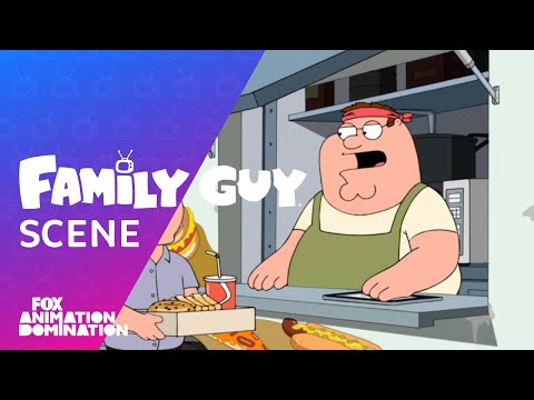 Peter在他的餐車上為顧客服務｜第15季第16集｜FAMILY GUY (Peter Serves A Customer At His Food Truck | Season 15 Ep. 16 | FAMILY GUY)