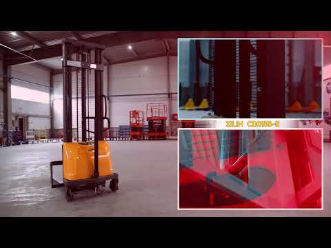 фото штабелер гидравлический с электроподъемом 1,5 т 2,5 м xilin cdd15b-e с раздвижными вилами 0