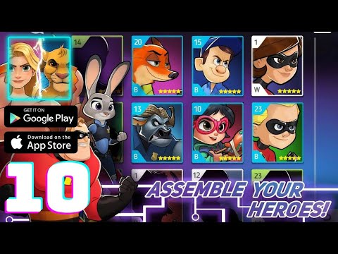 Disney Heroes: Battle Mode - Gameplay Walkthrough Part 10 (iOS, Android)