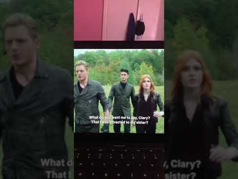 so..brother and sister huh ?#shadowhunter #claryfray #jacewayland#magnusbane
