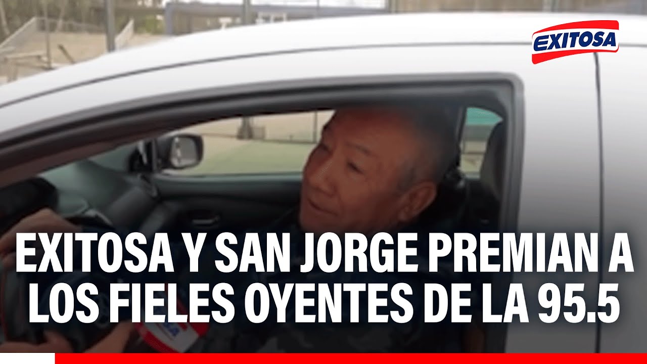 🔴🔵 Exitosa y San Jorge premian a los fieles oyentes de la 95.5 FM.