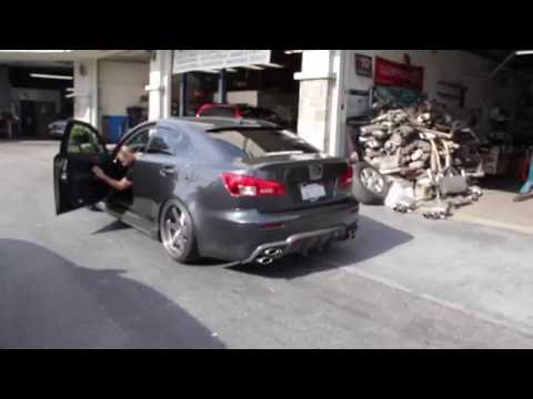 Lexus ISF: Hayward & Scott Exhaust!