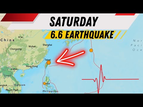 Large 6.6 Earthquake Taiwan Area. Watch the Subduction zones around Japan.