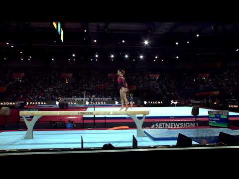 TAN ING Yueh (MAS) - 2019 Artistic Worlds, Stuttgart (GER) - Qualifications Balance Beam